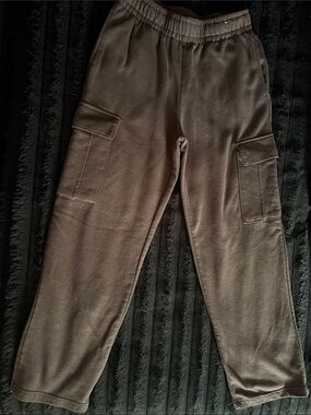Boys Cargo Sweatpants in Brown - Soft Everyday Joggers